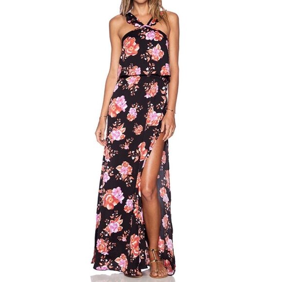 Tularosa Santorini Floral Maxi Dress - Picture 1 of 4